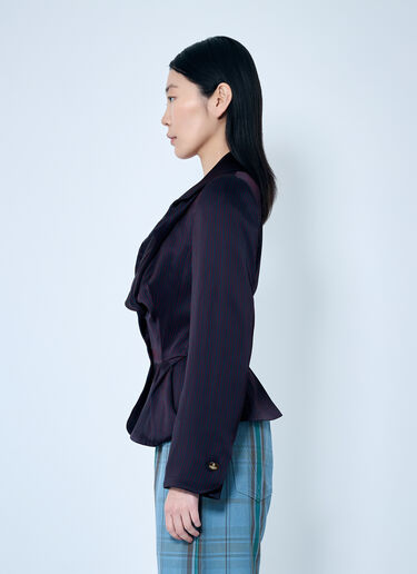 Vivienne Westwood Drunken Tailored Blazer Purple vvw0259030