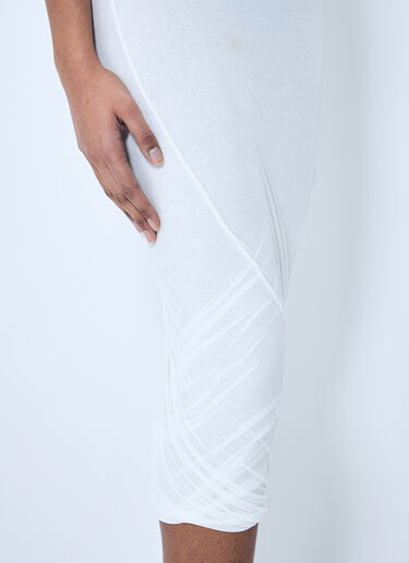 Jil Sander Layered Midi Dress White jil0259006