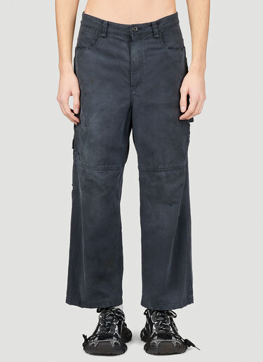 Balenciaga Cropped Skater Pants Black bal0153007