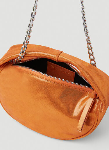 BY FAR Baby Cush Leather Handbag Orange byf0253003