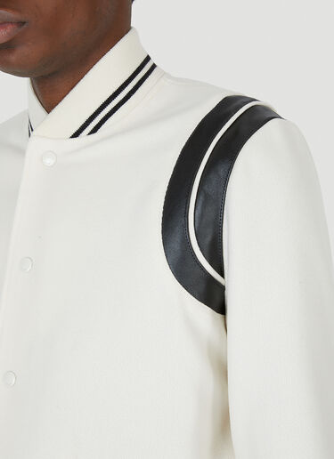 Saint Laurent Teddy Jacket White sla0147003
