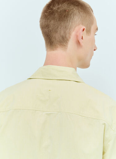 MHL by Margaret Howell Short-Sleeve Flap-Pocket Shirt Yellow mhl0156006