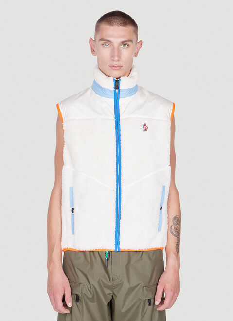 Moncler Grenoble 플리스 질레 재킷 그린 mog0151001