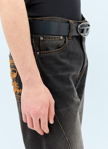 Diesel B-1DR Scratch Belt Black dsl0157048