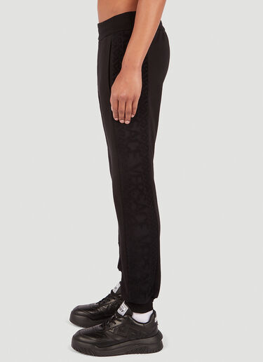 Versace Terry Logo Track Pants Black ver0151007