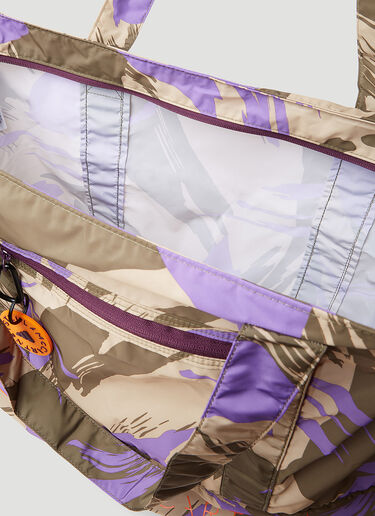 adidas by Stella McCartney Graphic Print Tote Bag Purple asm0254039