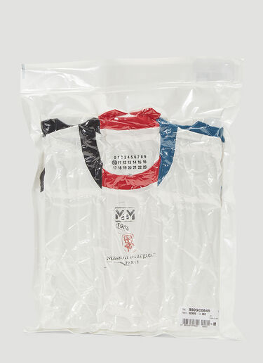 Maison Margiela 3 Pack Contrast Crewneck T-Shirt White mla0143014