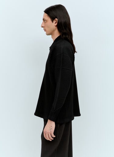 Homme Plissé Issey Miyake 월간 색상: 2월 플리츠 셔츠 블랙 hmp0156011