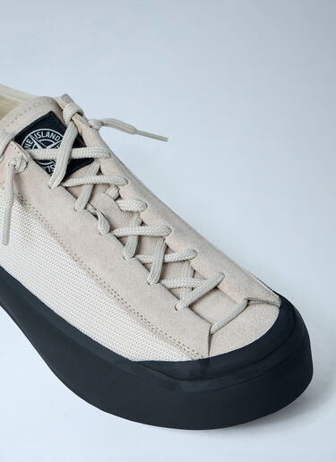 Stone Island Low-Top Sneakers Cream sto0164097