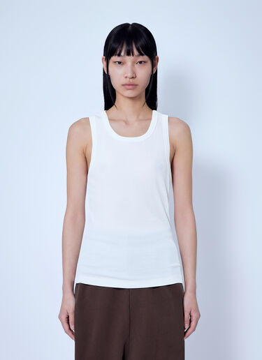 LN-CC® - Entire Studios: Ribbed-Knit Tank Top - White Entire Studios Ribbed-Knit Tank Top White ent0266021