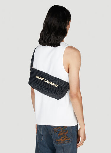 르 라피아 숄더백 Saint Laurent 르 라피아 숄더백 블랙 sla0151076