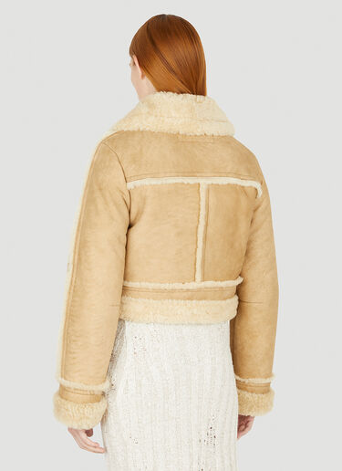 Acne Studios Shearling Jacket Beige acn0250001