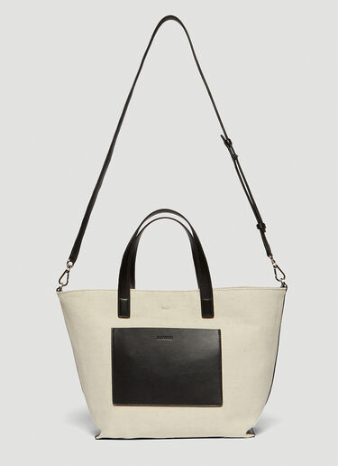 Jil Sander Wander Small Tote Bag White jil0247023