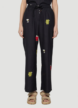 Soulland x Peanuts Roberta Pants Black sxp0247004