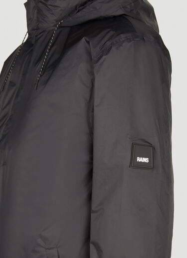 Rains 퓨즈 코트 블랙 rai0352011