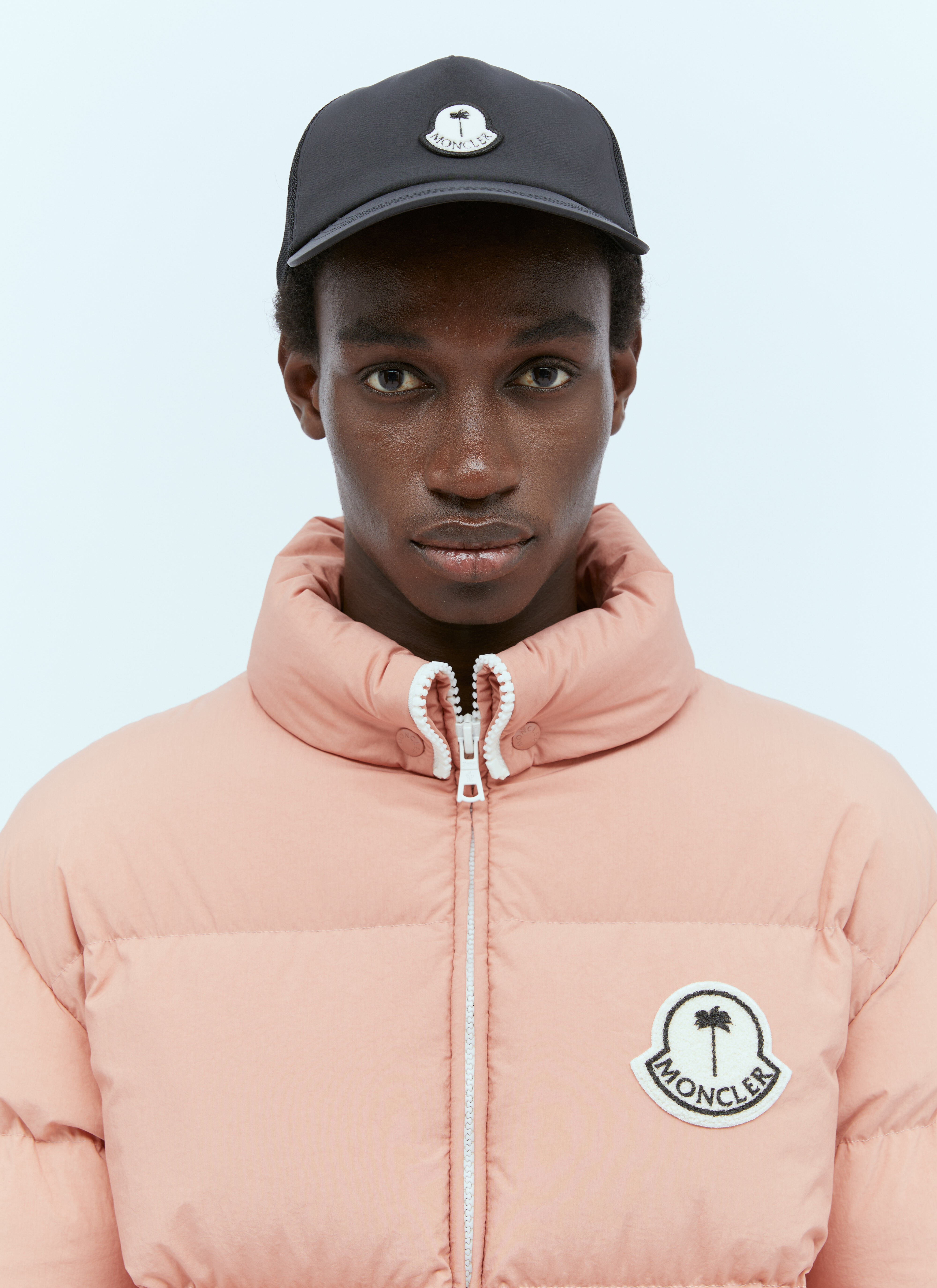 Moncler x Roc Nation designed by Jay-Z 徽标贴饰棒球帽 黑色 mrn0156002