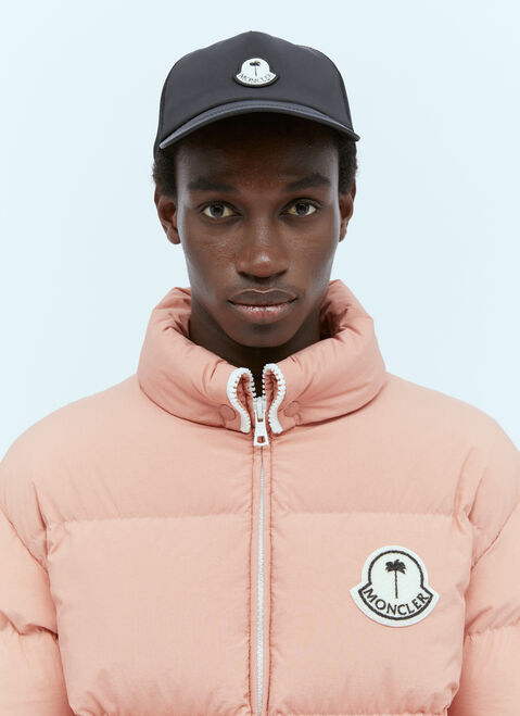 Moncler x Palm Angels ロゴパッチ ベースボールキャップ グリーン mpa0355011
