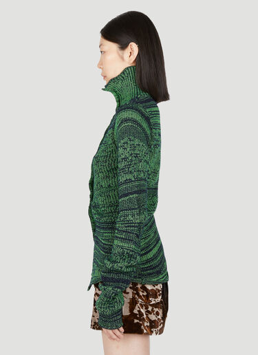 Acne Studios 디스토션 카디건 그린 acn0254015