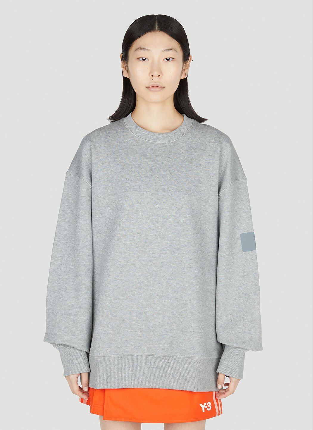 Y3 grey sweatshirt sales