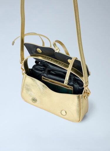 Acne Studios Micro Multipocket Crossbody Bag Gold acn0263014