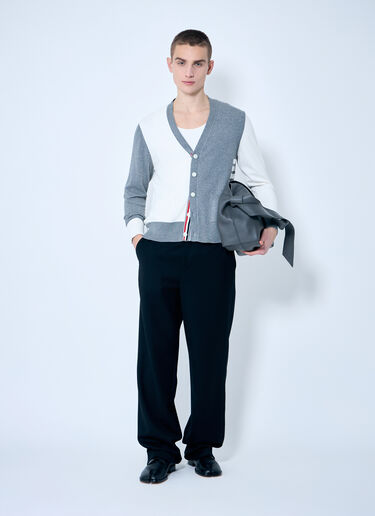 Thom Browne Fun Mix Cardigan Grey thb0159004