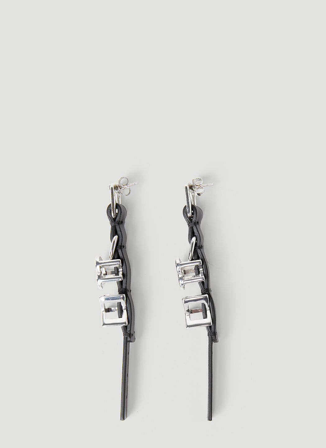 Y/Project Y Heart Belt Earrings in Black für Damen | LN-CC® Y/Project Y Heart Belt Earrings in Black für Damen | LN-CC®
