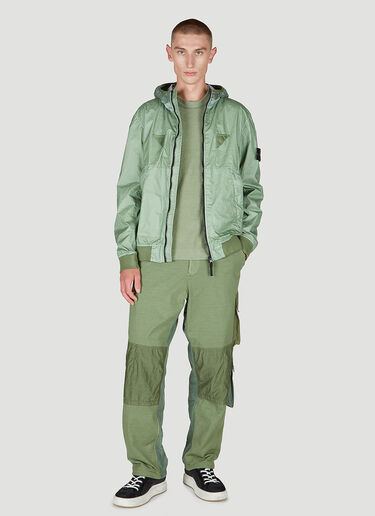 Stone Island コンパスパッチ セーター グリーン sto0152047