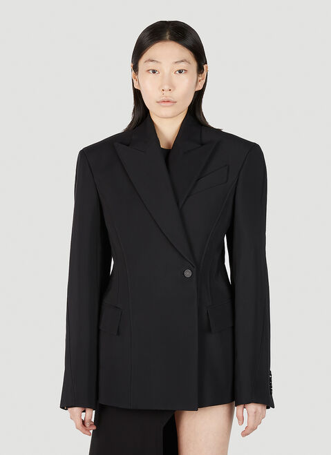 Jacquemus Cut Out Blazer Beige jac0248040