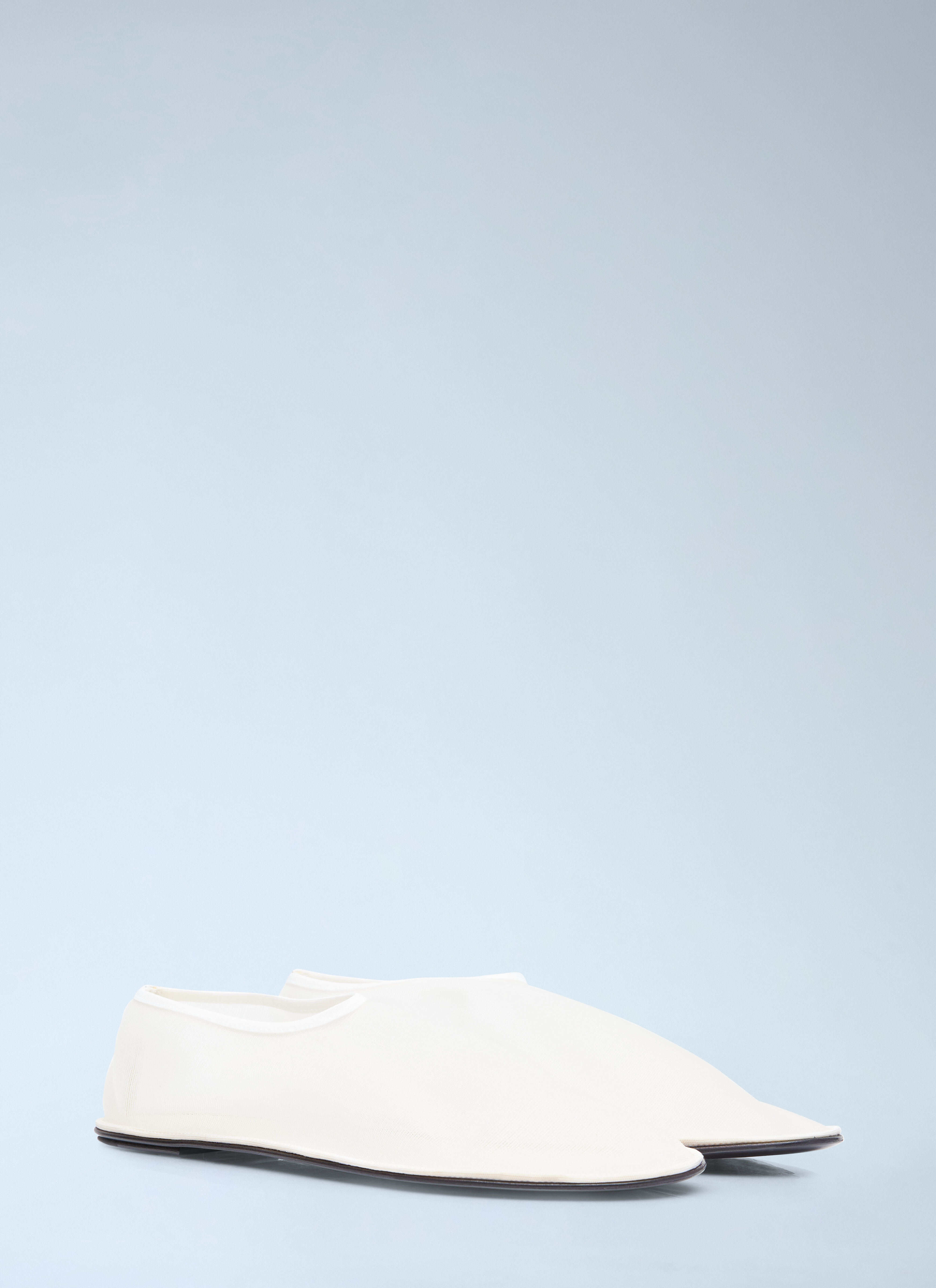 The Row Women's' Sock Mesh Flats in White | LN-CC®