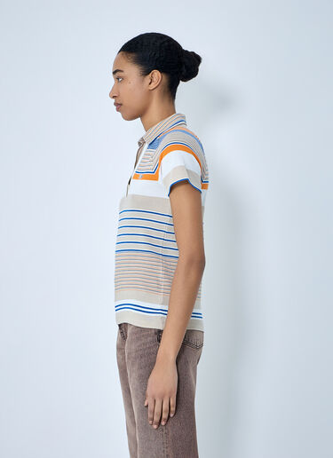 Slim Fit Striped Piqué Polo Shirt Lacoste Slim Fit Striped Piqué Polo Shirt White lac0264001