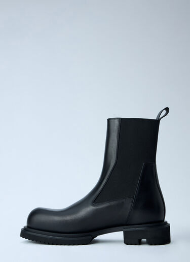 LN-CC® - Rick Owens: Beatle Gabe Boots - Black Rick Owens Beatle Gabe Boots Black ric0165019