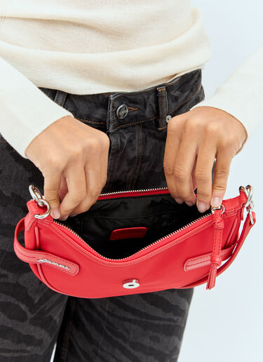 Ganni Small Bucky Crossbody Bag Red gan0258073