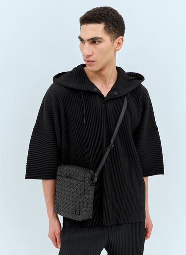 Bao Bao Issey Miyake Voyager ワントーン ショルダーバッグ ブラック bao0158002