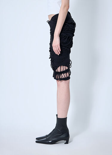 Sia Arnika Distressed Jersey Shorts Black sia0260009