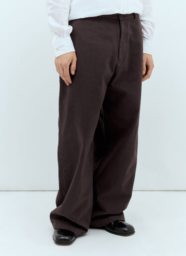Acne Studios 배기 트윌 팬츠  블랙 acn0157012