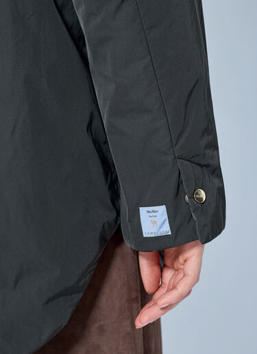 LN-CC® - Max Mara: Oversized Button-Down Jacket - Dark Green Max Mara Oversized Button-Down Jacket Dark Green max0265308