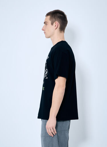 Brain Dead Visions Of The Future T-Shirt Black bra0158005