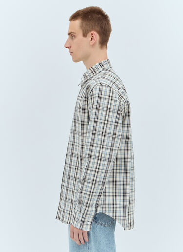 Bottega Veneta 格纹府绸衬衫  乳白色 bov0157004