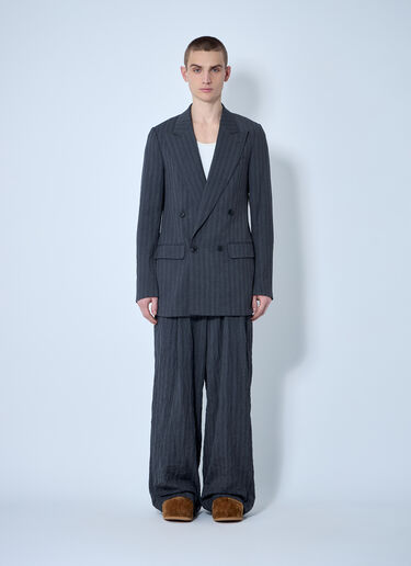 Dries Van Noten 褶皱运动裤  灰色 dvn0160027