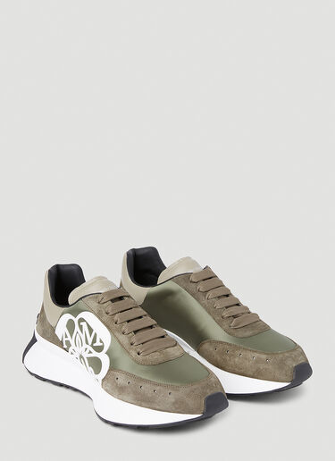 Alexander McQueen Sprint Runner Sneakers Khaki amq0151048