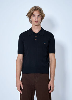 Vivienne Westwood Mark Polo Shirt Black vvw0165011