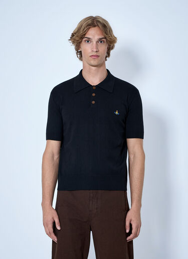 Vivienne Westwood Mark Polo Shirt Black vvw0165011