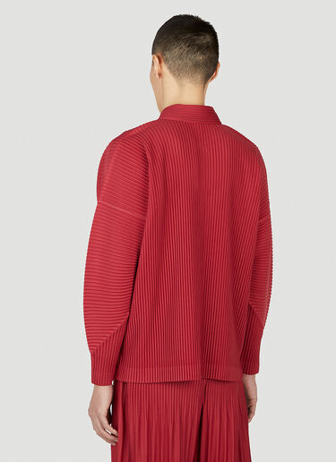 Homme Plissé Issey Miyake Polo Shirt Red hmp0152012
