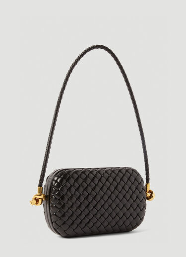 Bottega Veneta Knot Minaudiere Shoulder Bag Black bov0251022