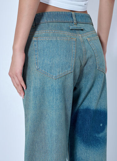 LN-CC® - Jean Paul Gaultier: Wide-Leg Denim Trousers - Blue Jean Paul Gaultier Wide-Leg Denim Trousers Blue jpg0266017