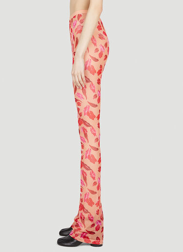 Marco Rambaldi Lips Mesh Leggings Orange mra0252004