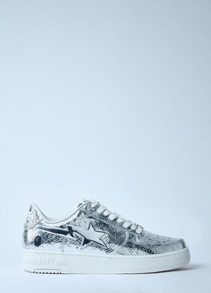 A BATHING APE® BAPE STA #5 スニーカー  シルバー aba0159002