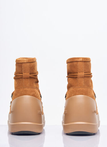 Moon Boot Luna Suede Boots Brown mnb0258006