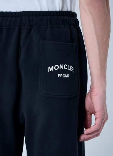 Moncler x FRGMT Hiroshi Fujiwara 徽标贴饰运动裤  黑色 mfr0160060