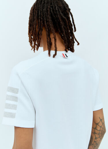 Thom Browne Four-Bar T-Shirt White thb0155003